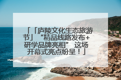 「庐陵文化生态旅游节」“精品线路发布+研学品牌亮相” 这场开幕式亮点纷呈！