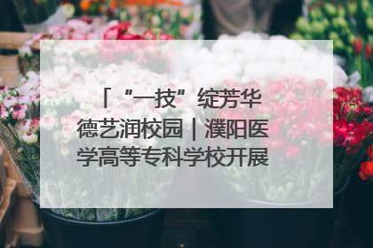 “一技”绽芳华 德艺润校园｜濮阳医学高等专科学校开展丰富多彩的职业教育活动周主题活动