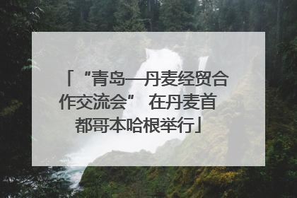 “青岛—丹麦经贸合作交流会” 在丹麦首都哥本哈根举行
