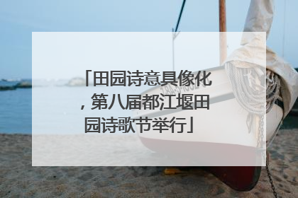 田园诗意具像化，第八届都江堰田园诗歌节举行
