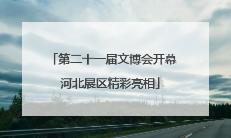 第二十一届文博会开幕 河北展区精彩亮相