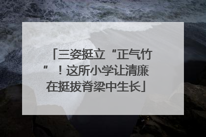 三姿挺立“正气竹”！这所小学让清廉在挺拔脊梁中生长