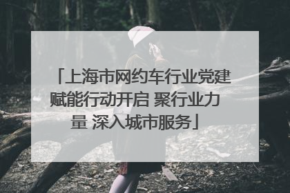 上海市网约车行业党建赋能行动开启 聚行业力量 深入城市服务
