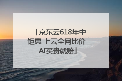 京东云618年中钜惠 上云全网比价 AI买贵就赔