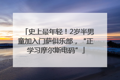 史上最年轻！2岁半男童加入门萨俱乐部，“正学习摩尔斯电码”