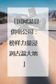 国网温县供电公司：榜样力量浸润古温大地