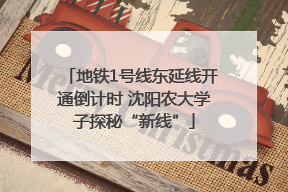地铁1号线东延线开通倒计时 沈阳农大学子探秘“新线”