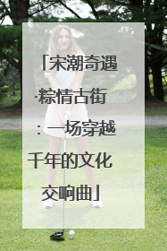 宋潮奇遇·粽情古街：一场穿越千年的文化交响曲