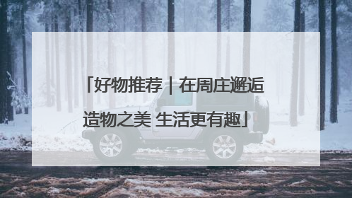 好物推荐｜在周庄邂逅造物之美 生活更有趣