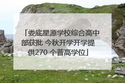娄底星源学校综合高中部获批 今秋开学开学提供270 个普高学位