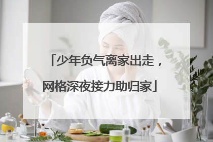 少年负气离家出走，网格深夜接力助归家