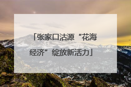 张家口沽源“花海经济”绽放新活力