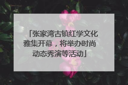张家湾古镇红学文化雅集开幕，将举办时尚动态秀演等活动