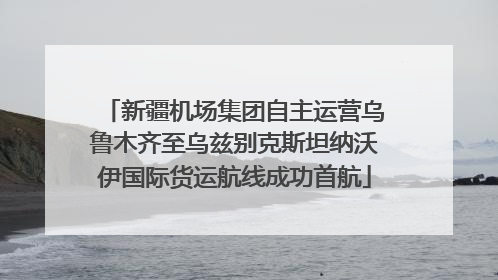 新疆机场集团自主运营乌鲁木齐至乌兹别克斯坦纳沃伊国际货运航线成功首航