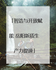 智造与开放赋能 岳阳新质生产力提速