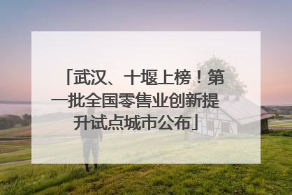 武汉、十堰上榜！第一批全国零售业创新提升试点城市公布