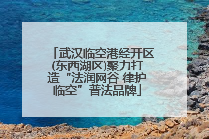 武汉临空港经开区(东西湖区)聚力打造“法润网谷 律护临空”普法品牌