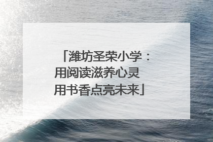 潍坊圣荣小学：用阅读滋养心灵 用书香点亮未来
