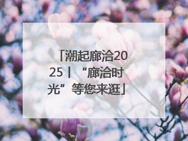 潮起廊洽2025丨“廊洽时光”等您来逛