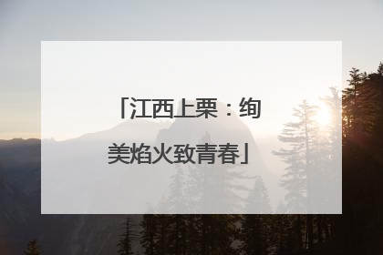 江西上栗：绚美焰火致青春
