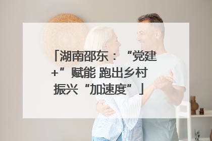 湖南邵东：“党建+”赋能 跑出乡村振兴“加速度”