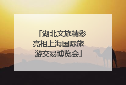 湖北文旅精彩亮相上海国际旅游交易博览会
