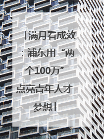 满月看成效：浦东用“两个100万”点亮青年人才梦想