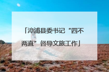 漳浦县委书记“四不两直”督导文旅工作