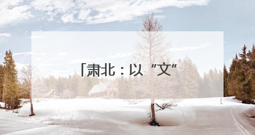 肃北：以“文”化人促效能 关爱干部出“心”招