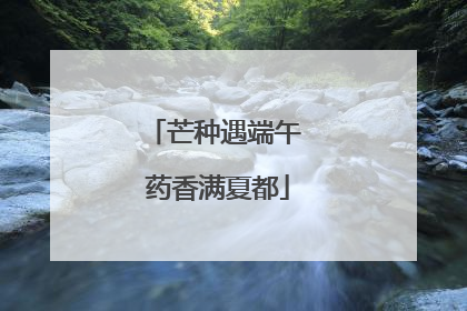 芒种遇端午 药香满夏都