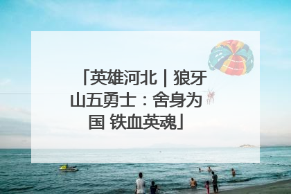 英雄河北｜狼牙山五勇士：舍身为国 铁血英魂