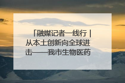 融媒记者一线行｜从本土创新向全球进击——我市生物医药产业破茧突围
