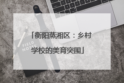 衡阳蒸湘区：乡村学校的美育突围
