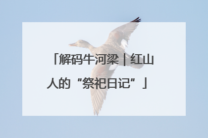 解码牛河梁｜红山人的“祭祀日记”