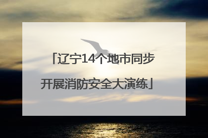 辽宁14个地市同步开展消防安全大演练