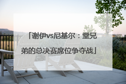 谢伊vs尼基尔：堂兄弟的总决赛席位争夺战