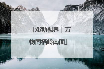 邓勃视界｜万物同栖岭南图