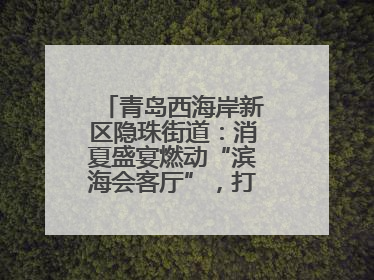 青岛西海岸新区隐珠街道：消夏盛宴燃动“滨海会客厅”，打造全天候、全龄段消费生态圈