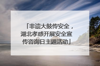 非遗大鼓传安全，湖北孝感开展安全宣传咨询日主题活动