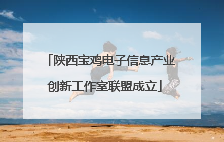 陕西宝鸡电子信息产业创新工作室联盟成立