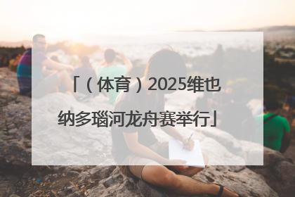 （体育）2025维也纳多瑙河龙舟赛举行