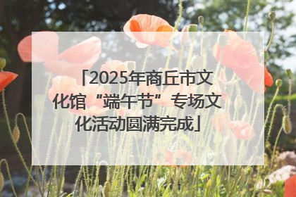 2025年商丘市文化馆“端午节”专场文化活动圆满完成
